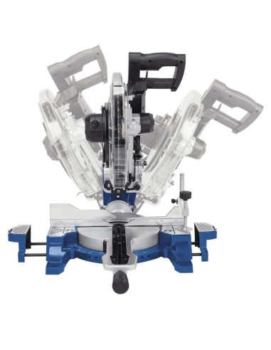 Troncatrice radiale per legno Scheppach hm140l 2000w ø305 taglio ambo i lati