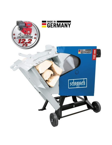 1 - Scie a buches 700 mm pivotant tronçonneuse basculant Scheppach hs720b