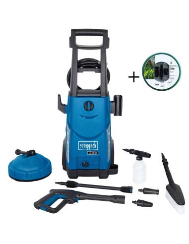 1 - NETTOYEUR HAUTE PRESSION 180 BAR 480 L/H 2400W SCHEPPACH HCE2400 + TUYAU 20 MT