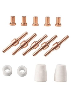 Accessoires 14 pcs buses electrodes pour decoupeur de plasma plc40 Scheppach