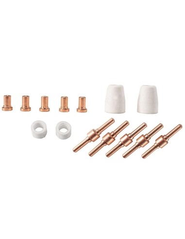 Accessoires 14 pcs buses electrodes pour decoupeur de plasma plc40 Scheppach