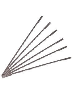 Scheppach kit 6 lames pour scie a chantourner 135x2x0,25 mm 25t universel