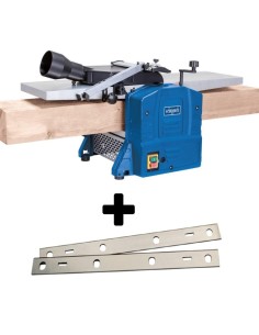 Rabot degauchisseuse 254mm Scheppach hms1080 +jeu de 2 pieces fers de rechange