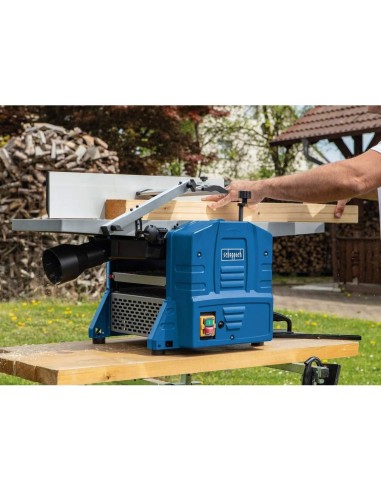 Rabot degauchisseuse 254mm Scheppach hms1080 +jeu de 2 pieces fers de rechange