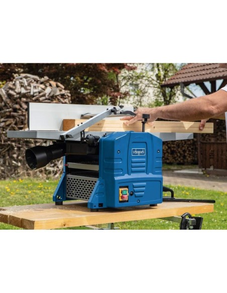 Rabot degauchisseuse 254mm Scheppach hms1080 +jeu de 2 pieces fers de rechange