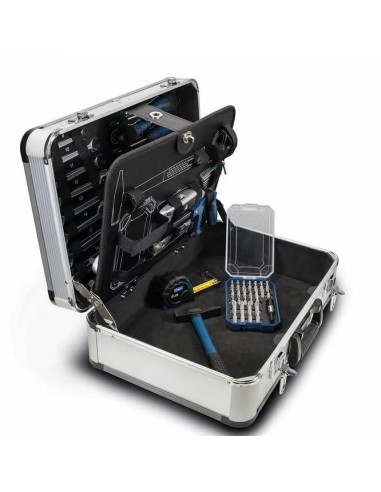 5 - Atelier mobile valise mallette de travail avec outils 101 pcs Scheppach tb150