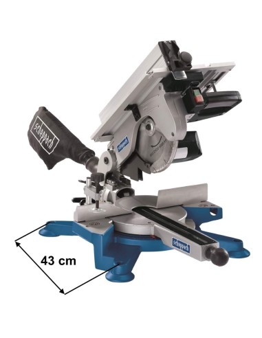 2 - Scie a onglet scie sur table de 254 mm 1800w Scheppach hm100t