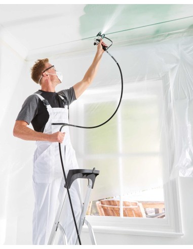 Pulvérisateur sans air 750w pistolet peinture airless Scheppach acs3000