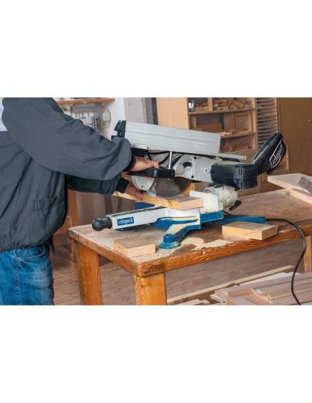 4 - Scie a onglet scie sur table de 254 mm 1800w Scheppach hm100t