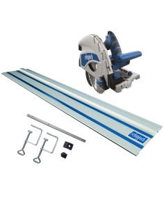 Scie circulaire plongeante rail de guidage 1400mm et accessoires Scheppach pl75