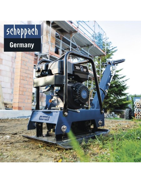 2 - Plaque compacteur vibrante motor essence 9.0 hp Scheppach hp3000s