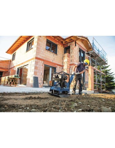 3 - Plaque compacteur vibrante motor essence 9.0 hp Scheppach hp3000s