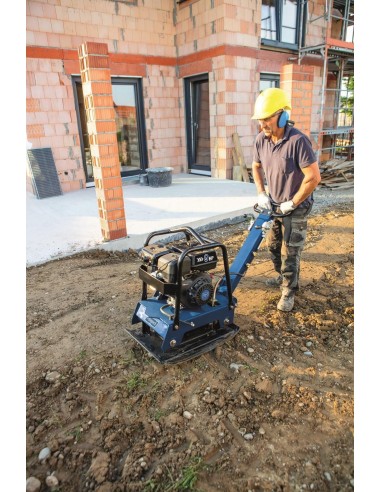 4 - Plaque compacteur vibrante motor essence 9.0 hp Scheppach hp3000s