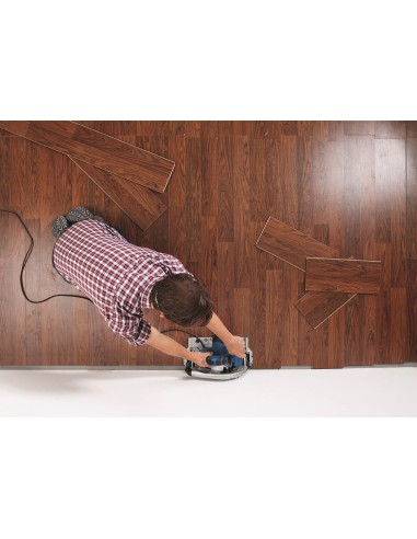 Scie circulaire plongeante rail de guidage 1400mm et accessoires Scheppach pl75