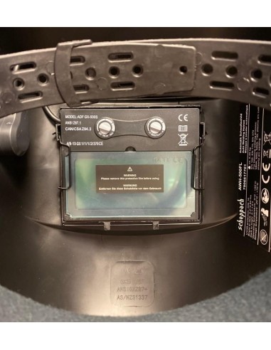 2 - Masque à souder casque automatique cagoule de soudure Scheppach awh-500bl