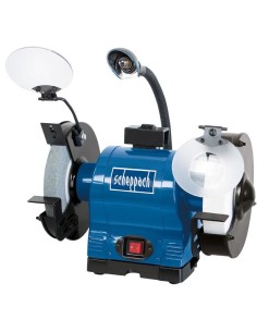 1 - Touret a meuler double meleuse ponceuse &oslash;200 550 w Scheppach bg200al