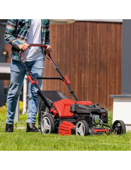 3 - Tondeuse thermique autotractee de 53cm essence 225cc Scheppach ms225-53