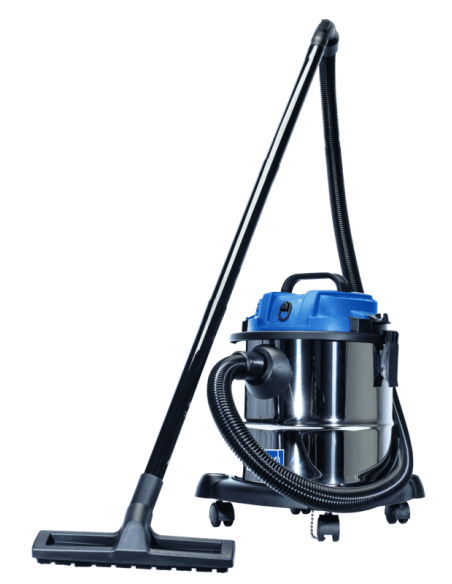 2 - Aspirateur sec humide eau et poussiere acier inox 20l 1200w Scheppach nts20