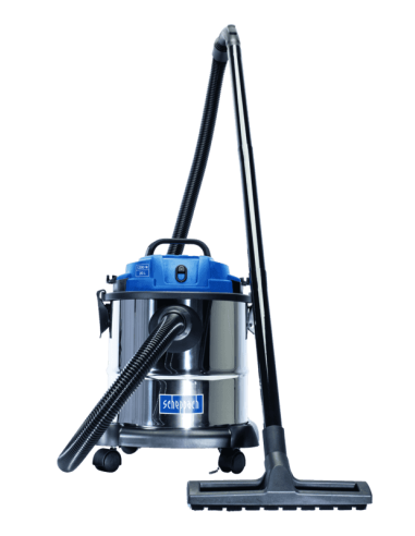 3 - Aspirateur sec humide eau et poussiere acier inox 20l 1200w Scheppach nts20