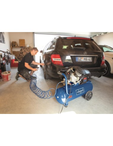 Compresseur d'air 50 lt huile-lubrifié Scheppach hc52dc