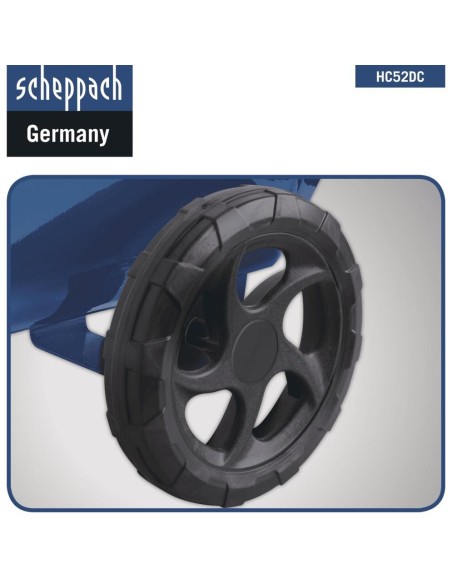 Compresseur d'air 50 lt huile-lubrifié Scheppach hc52dc