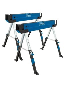 1 - Treteaux support universel 2 pièces max charge 1200 kg Scheppach mwb600