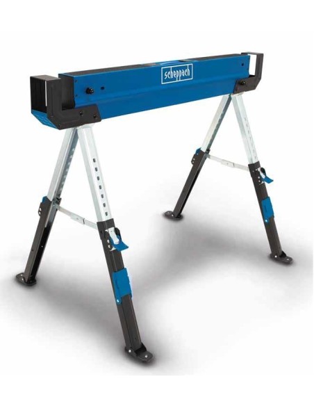 Cavalletti pieghevoli lavoro supporto appoggio richiudibile 2pz Scheppach mwb600