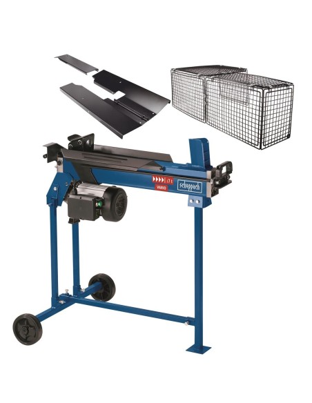 Spaccalegna elettrico orizzontale con supporto Scheppach hl760ls 7 ton