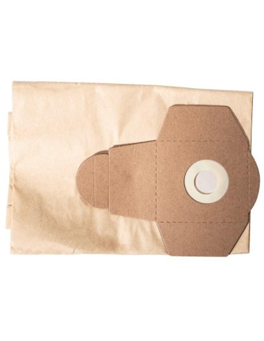 1 - Kit 5 sacs papier pour aspirateur Scheppach nts16 et nts20