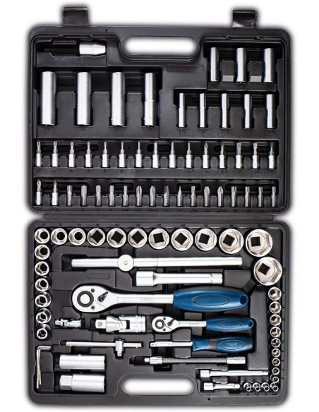 2 - Atelier mobile valise mallette de travail avec outils 94 pcs Scheppach tb94