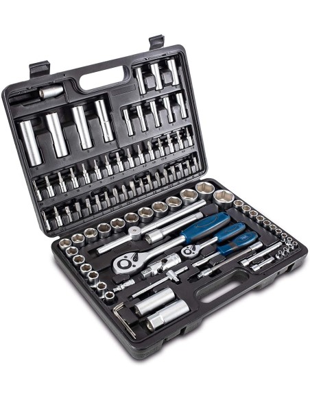 4 - Atelier mobile valise mallette de travail avec outils 94 pcs Scheppach tb94