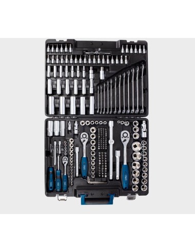 3 - Atelier mobile valise mallette de travail avec outils 217 pcs Scheppach tb217