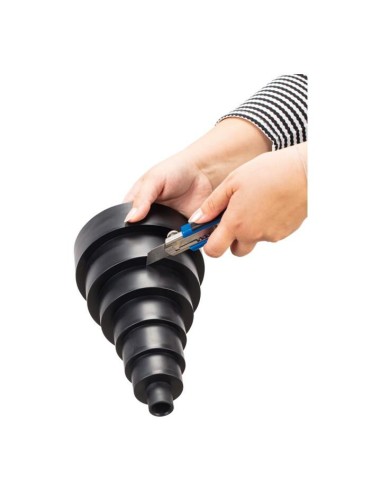 Adattatore flessibile universale ø 35 - 150 mm per aspiratori e aspiratrucioli