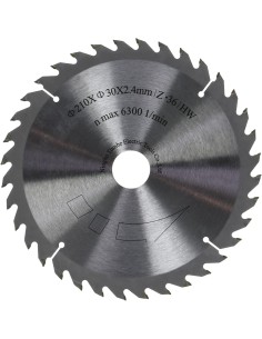 1 - Lame de scie circulaire ø210 x 30 x 2.4 mm 36t pour scie de plongee pl75