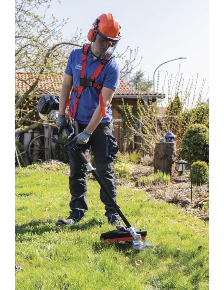 2 - Débroussailleuse essence sécateur taille haie coupe-bordure Scheppach mfh5200-4p