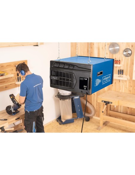 Depuratore d'aria purificatore sistema di filtrazione 100w Scheppach hda-14
