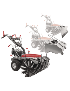 1 - Balayeuse a moteur nettoyer la neige et la poussiere 173cc Scheppach sc2200pe