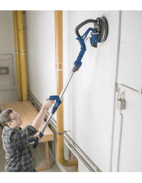 5 - Ponceuse a platre telescopique mur et plafond 710w Scheppach ds920x