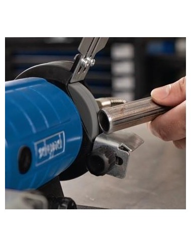 3 - Touret a meules double equipe de mandrin et tuyau flexible Scheppach hg35