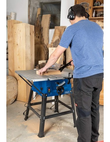 4 - Table scie circulaire lame 250mm 2000w 230v Scheppach hs100s