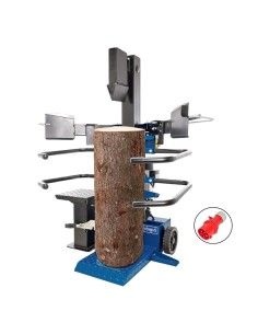 1 - Fendeur de buches electrique 8 tonnes 3500w Scheppach compact 8t 400v