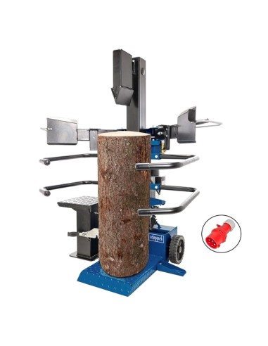 1 - Fendeur de buches electrique 8 tonnes 3500w Scheppach compact 8t 400v