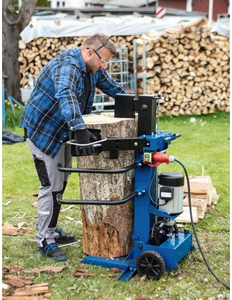 3 - Fendeur de buches electrique 8 tonnes 3500w Scheppach compact 8t 400v