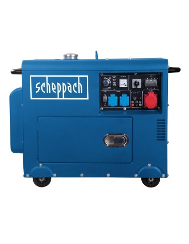 Groupe électrogène generateur diesel&nbsp;5000w 7,7cv Scheppach&nbsp;sg5200d