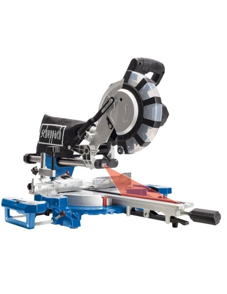 Troncatrice radiale per legno 2200w ø255 Scheppach hm254spx con extra lama