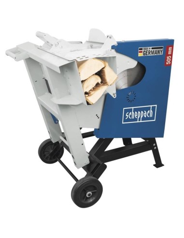 1 - Scie À Bûches Pivotant Tronconneuse Basculant Électrique 505Mm Scheppach Hs520