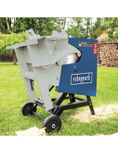 2 - Scie À Bûches Pivotant Tronconneuse Basculant Électrique 505Mm Scheppach Hs520