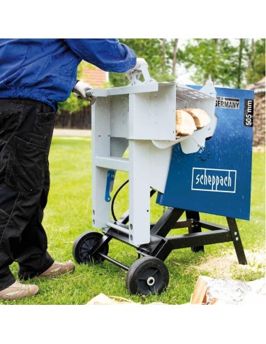 3 - Scie À Bûches Pivotant Tronconneuse Basculant Électrique 505Mm Scheppach Hs520