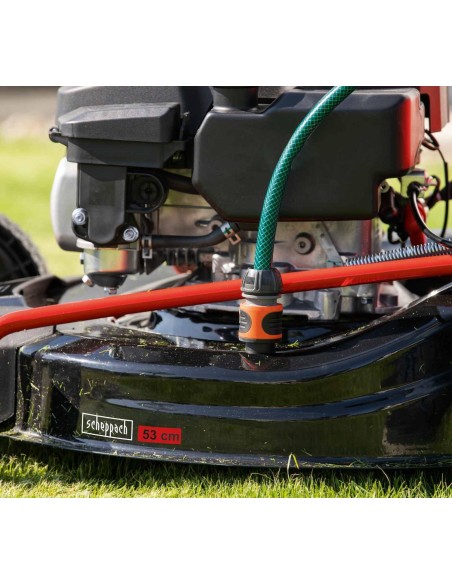 Rasaerba a scoppio semovente avviamento elettrico 225cc 53cm Scheppach ms225-53e