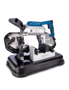 1 - Scie a ruban portable pour metal avec base 1200w Scheppach mbs1200